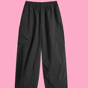Jordan Pants Parachute Cargo Flight Chicago HM6144-010 $100 Women's M